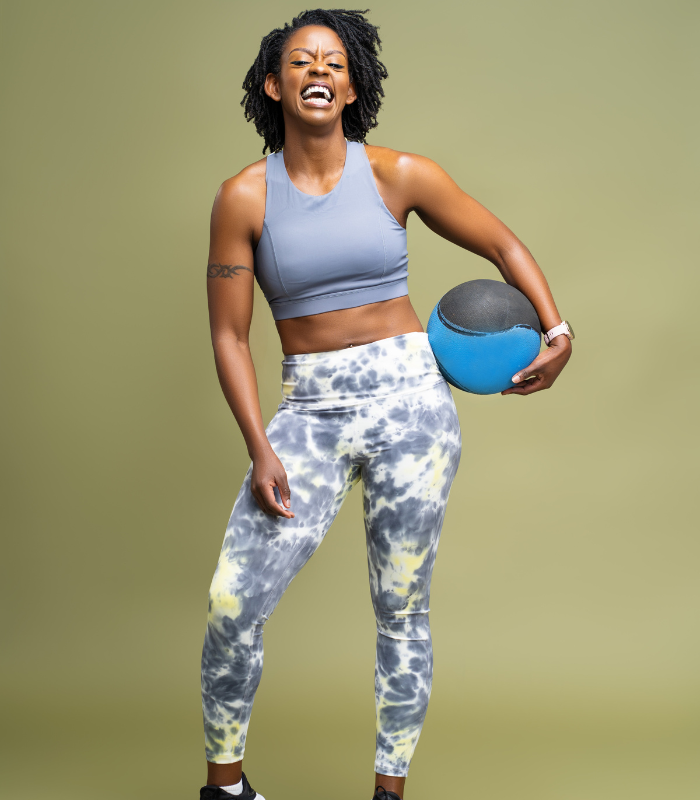 Printed Full Length Active Pants - Collabor Activewear -1